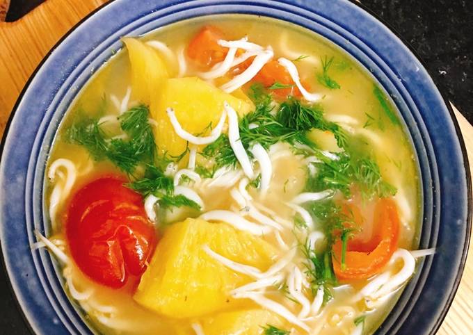 Canh chua cá ngần Canh chua cá ngần